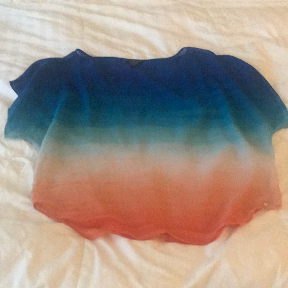 Guess rainbow top